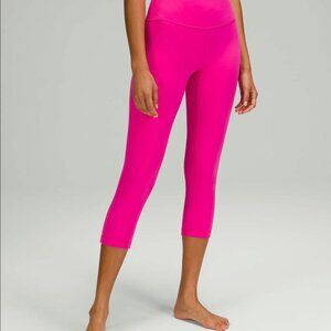 Lululemon Align High-Rise Crop 21" Sonic Pink Size 4  Brand New with Tags